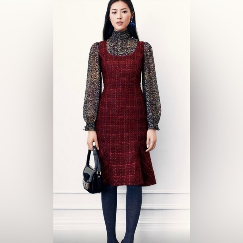 Tory Burch Drew Dress Sz 2 - Picture 3 of 5